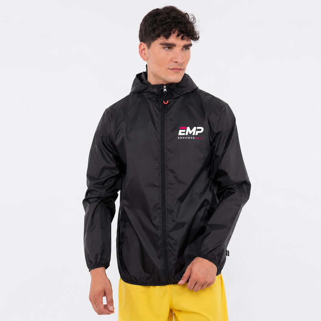 Legea Atacama Windbreaker Rain Jacket - Black